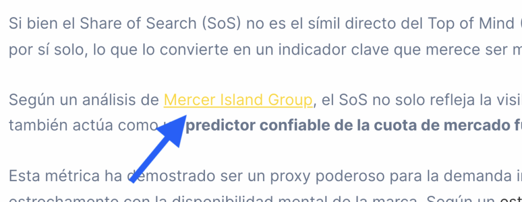 Ejemplo de Anchor text